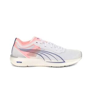Size 10 PUMA Women's Liberate Nitro White/Elektro Peach Running Shoes 19445804